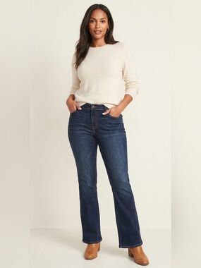 Old Navy The Flirt Bootcut Jeans - Dark Wash 16 Long